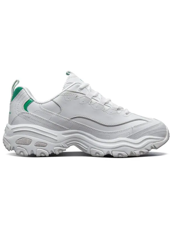 Кроссовки d'lites 1.0 running shoes white/green Skechers — изображение 2 из 4, белый/зеленый