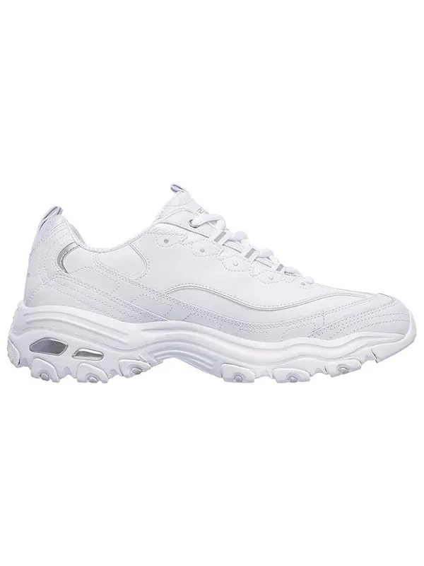 Кроссовки d'lites 1.0 low-top running shoes white Skechers — изображение 2 из 4, белый