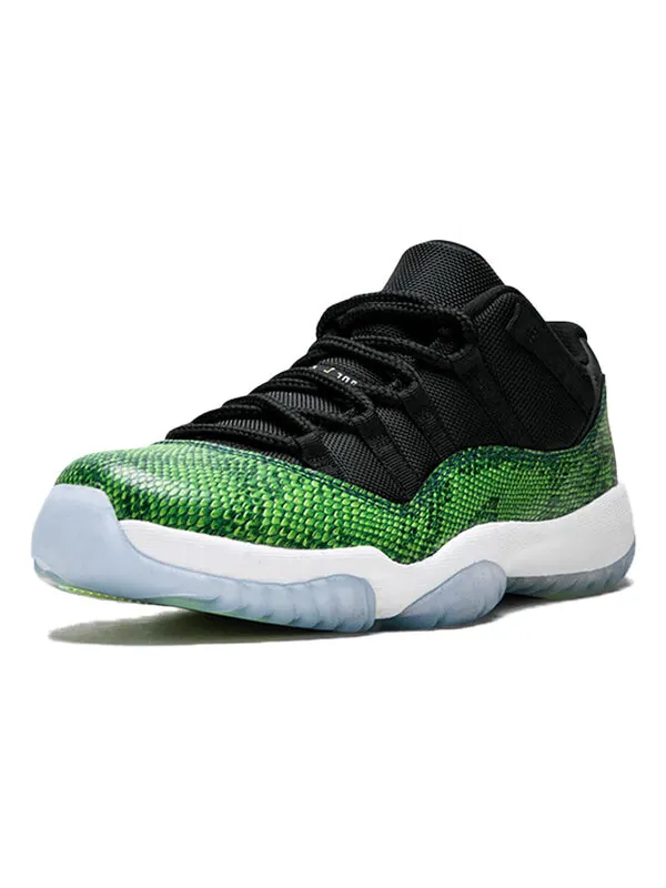 Кроссовки 11 ретро низкие Air Jordan — изображение 2 из 4, черный/-белый