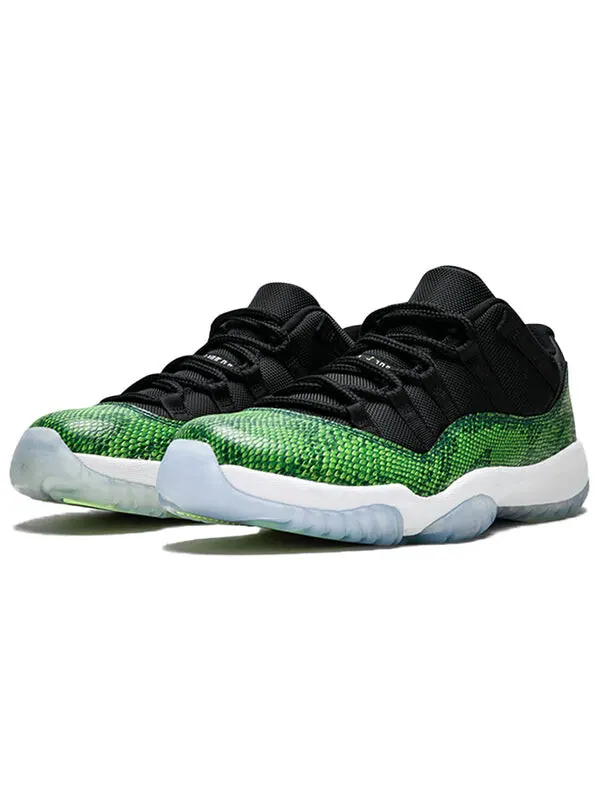 Кроссовки 11 ретро низкие Air Jordan — изображение 3 из 4, черный/-белый