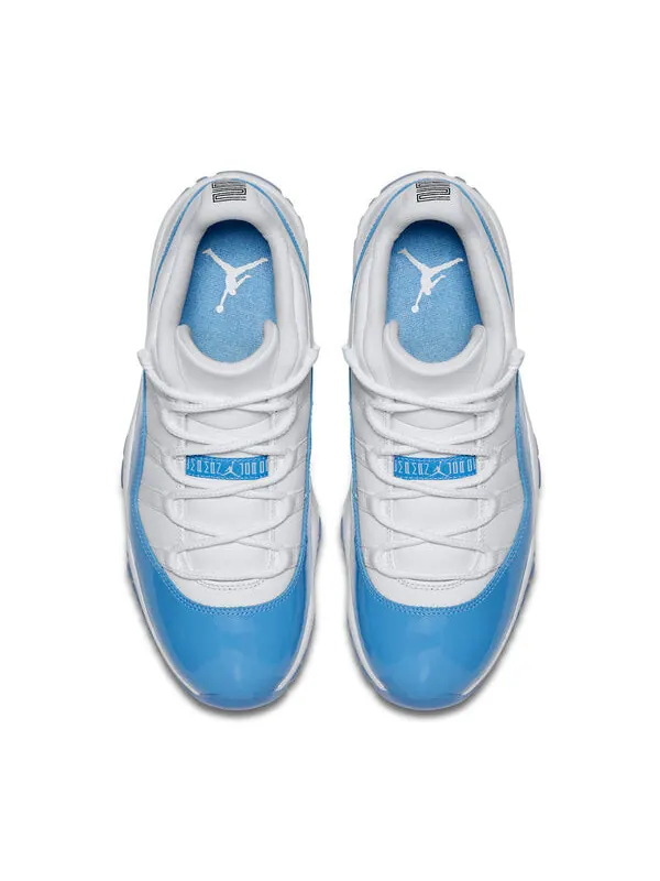 Кроссовки 11 ретро низкие Air Jordan — изображение 2 из 4, белый/синий