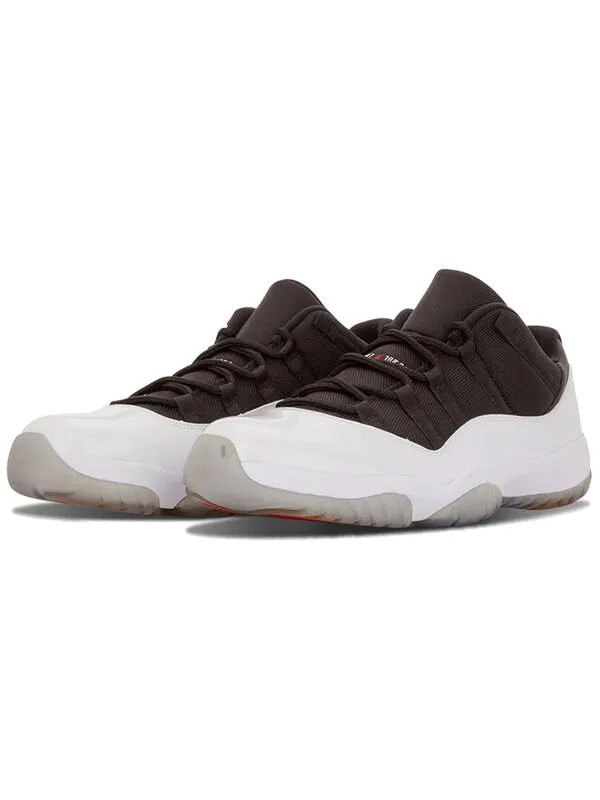 Кроссовки 11 ретро низкие Air Jordan — изображение 2 из 4, белый/черный-красный