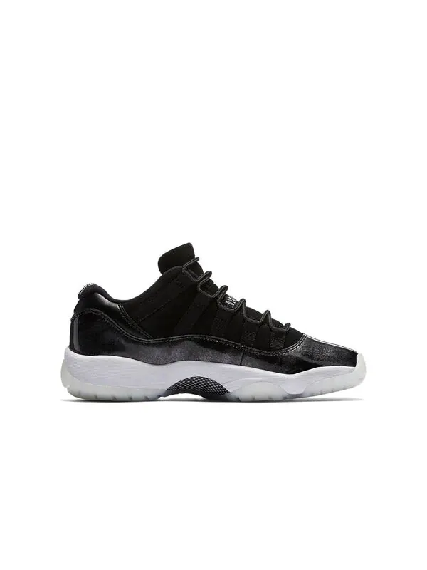 Кроссовки 11 ретро низкие Air Jordan — изображение 2 из 4, черный/белый