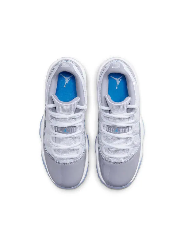 Кроссовки 11 ретро низкие Air Jordan — изображение 3 из 4, белый/серый