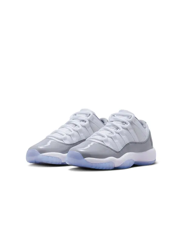 Кроссовки 11 ретро низкие Air Jordan — изображение 4 из 4, белый/серый