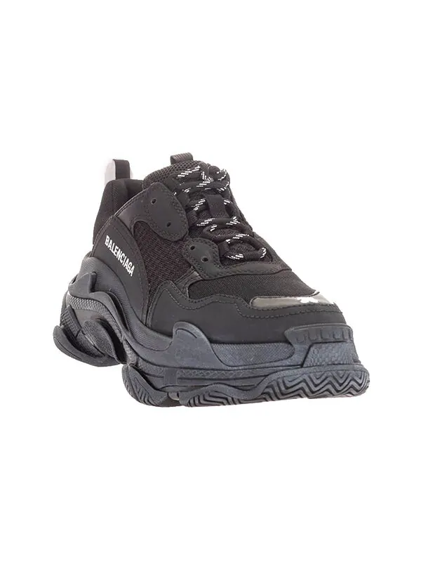 Кроссовки triple s 'black' Balenciaga — изображение 4 из 4, черный