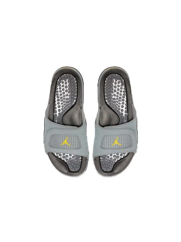 Тапочки гидро 4 ретро Air Jordan — изображение 3 из 4, серый/-черный-белый
