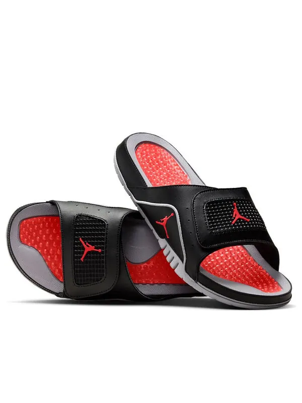 Тапочки гидро 4 ретро слайд Air Jordan — изображение 1 из 4, черный/белый