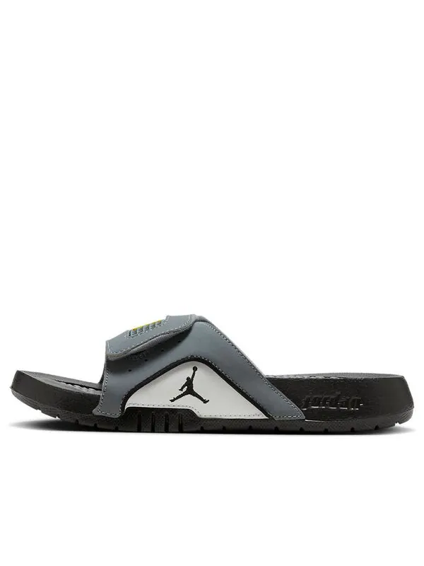 Тапочки гидро 4 ретро Air Jordan — изображение 1 из 4, серый/черный/белый