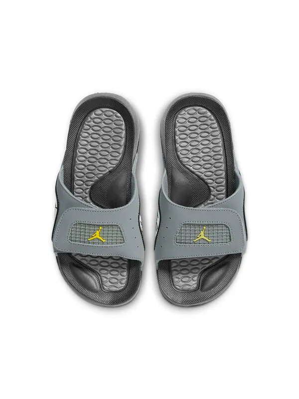 Тапочки гидро 4 ретро Air Jordan — изображение 3 из 4, серый/черный/белый