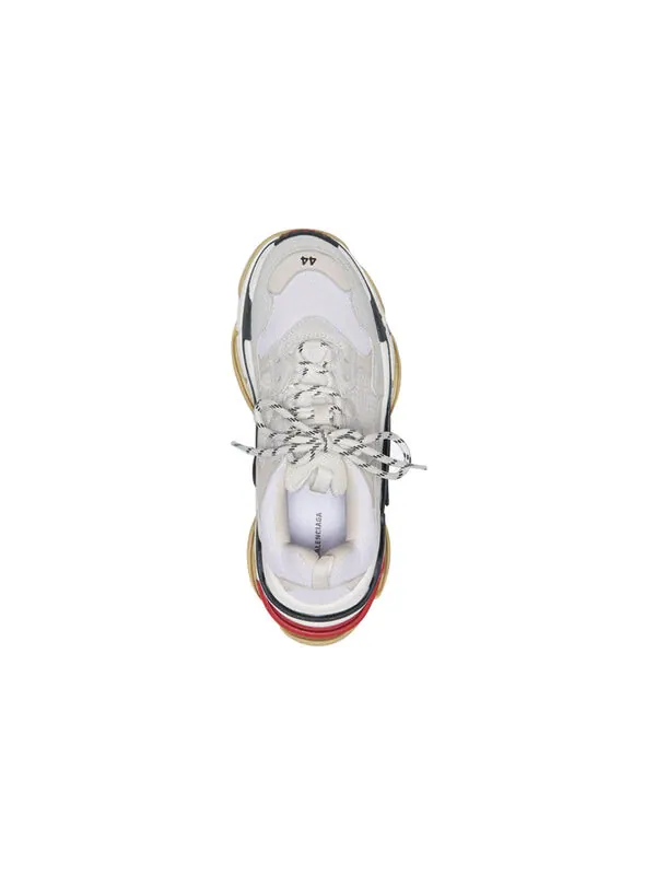 Кроссовки triple s sneaker 'white black red' Balenciaga — изображение 3 из 4, серый/белый