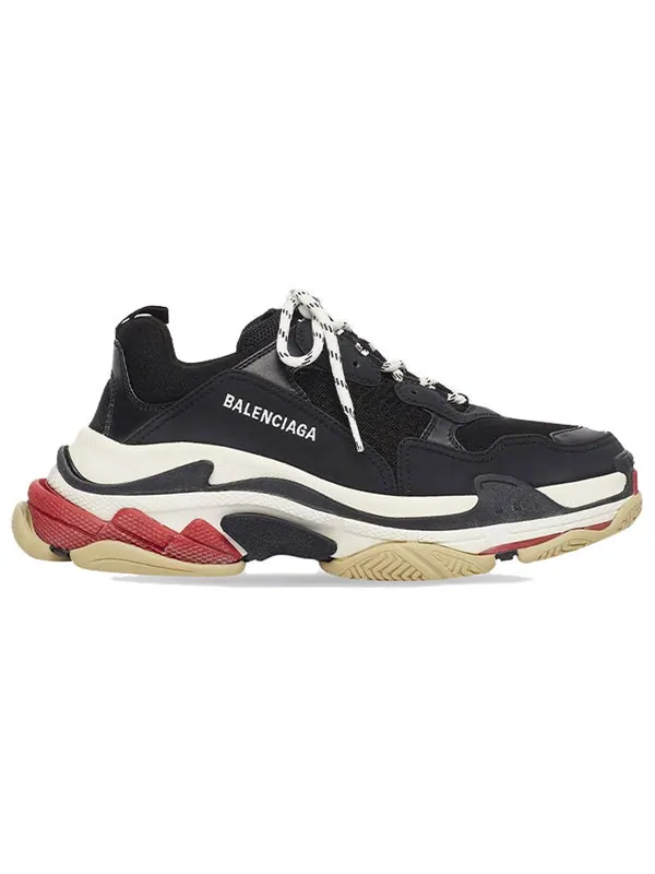 Кроссовки triple s sneaker 'black red' Balenciaga — изображение 2 из 4, черный/белый/красный