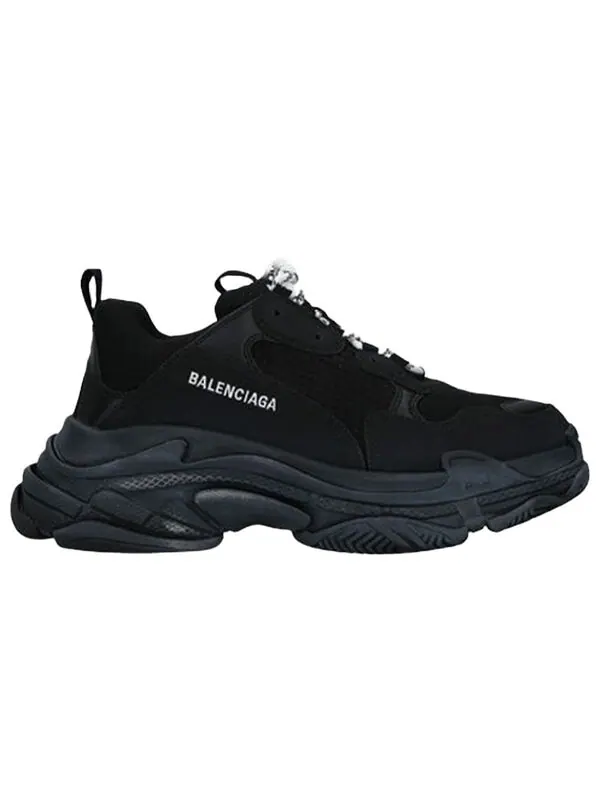 Кроссовки triple s sneaker 'black' Balenciaga — изображение 2 из 4, черный