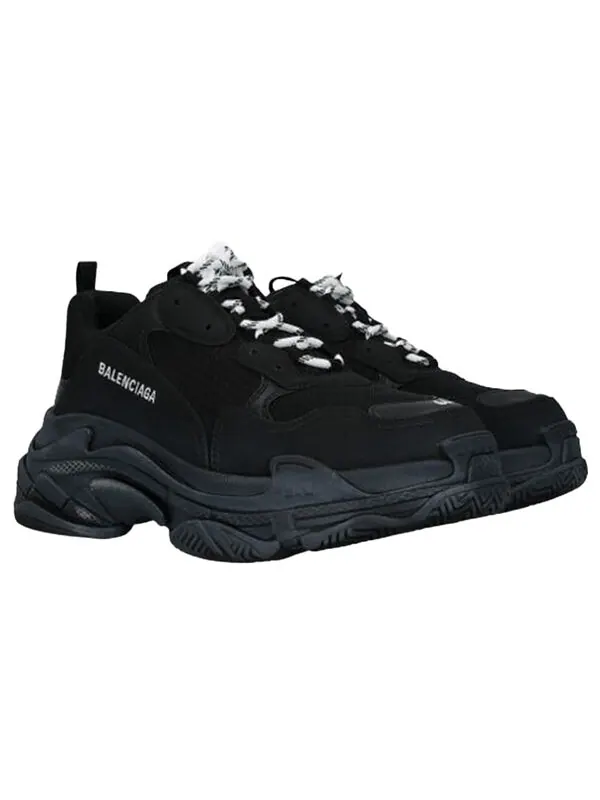 Кроссовки triple s sneaker 'black' Balenciaga — изображение 3 из 4, черный