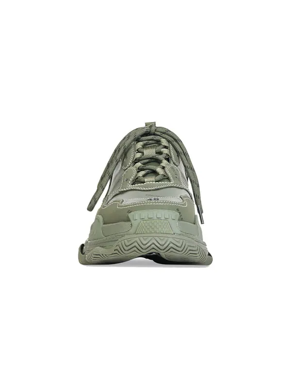 Кроссовки triple s 'allover logo - dark green' Balenciaga — изображение 3 из 4, темный зеленый/черный
