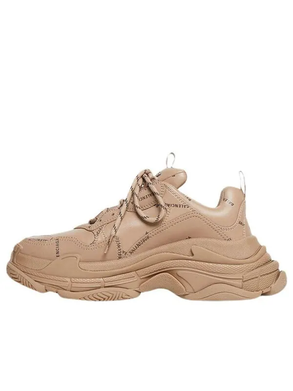 Кроссовки all over logo triple s 'beige' Balenciaga — изображение 1 из 4, бежевый
