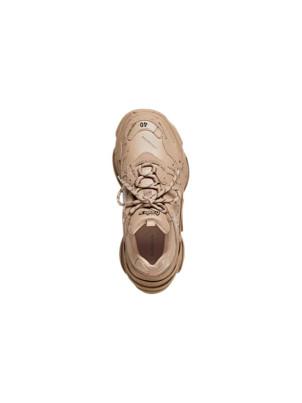 Кроссовки all over logo triple s 'beige' Balenciaga — изображение 4 из 4, бежевый