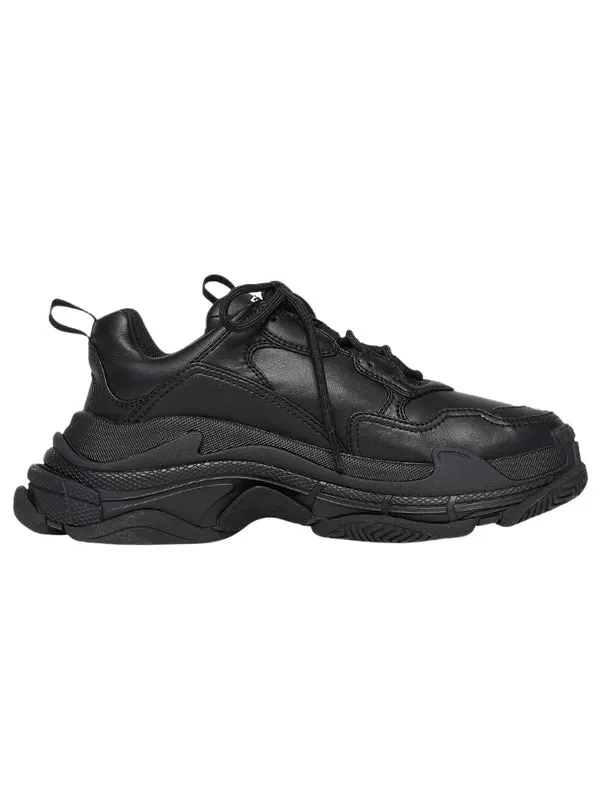 Кроссовки triple s sneaker 'black' Balenciaga — изображение 2 из 4, черный