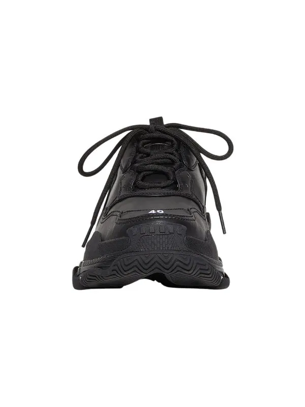 Кроссовки triple s sneaker 'black' Balenciaga — изображение 3 из 4, черный