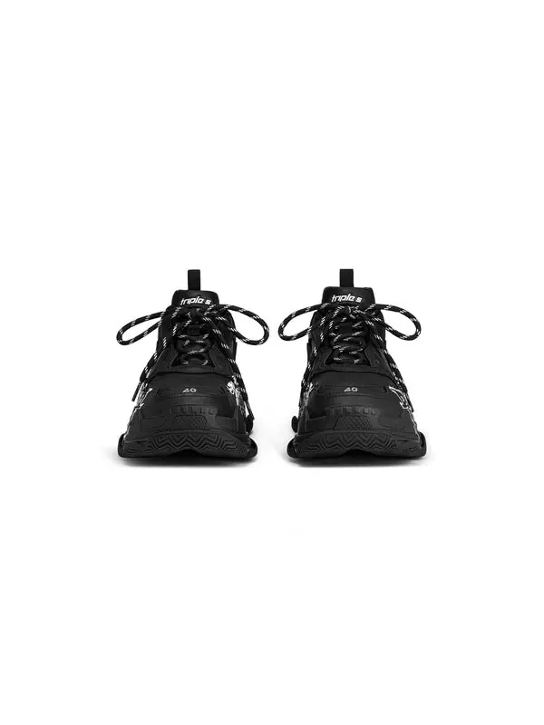 Кроссовки triple s diy metal 'black white' Balenciaga — изображение 4 из 4, черный/белый