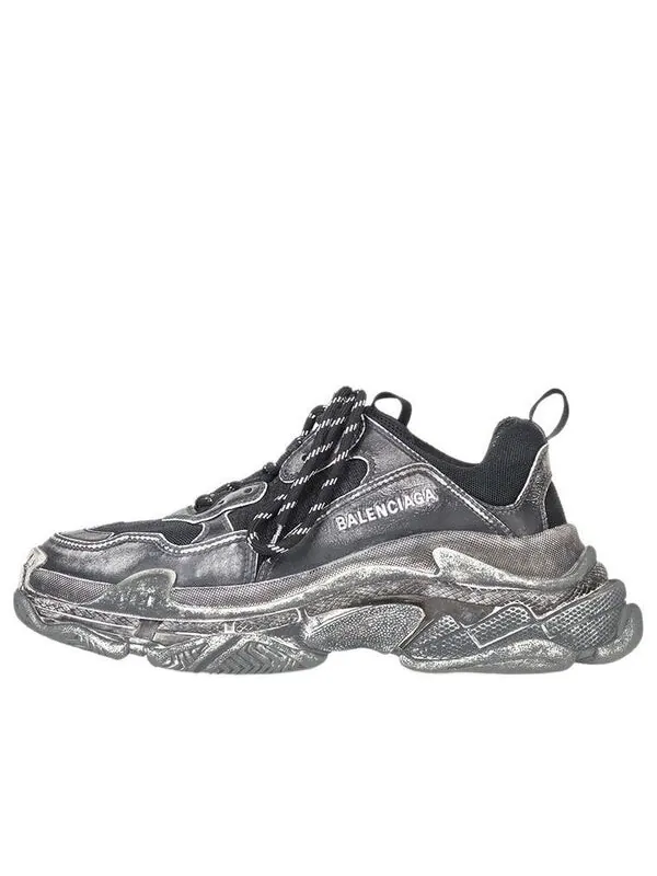 Кроссовки triple s 'faded black' Balenciaga — изображение 1 из 4, черный/серый