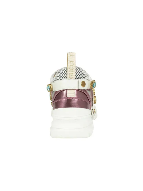 Кроссовки flashtrek 'pink crystals' Gucci — изображение 4 из 4, розовый/белый/серый