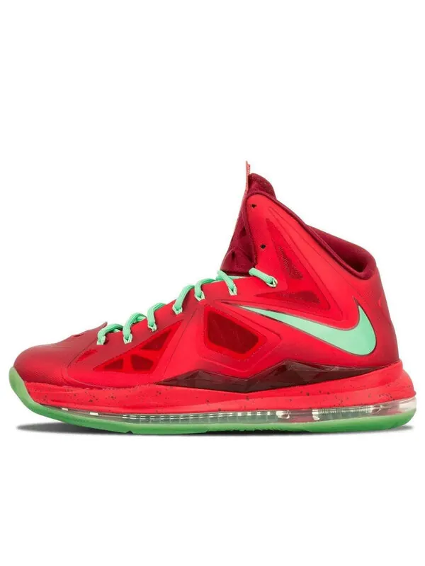 Кроссовки lebron 10 'christmas' Nike — изображение 1 из 4, красный/зеленый/красный