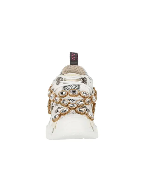 Кроссовки flashtrek crystals 'white' Gucci — изображение 3 из 4, белый