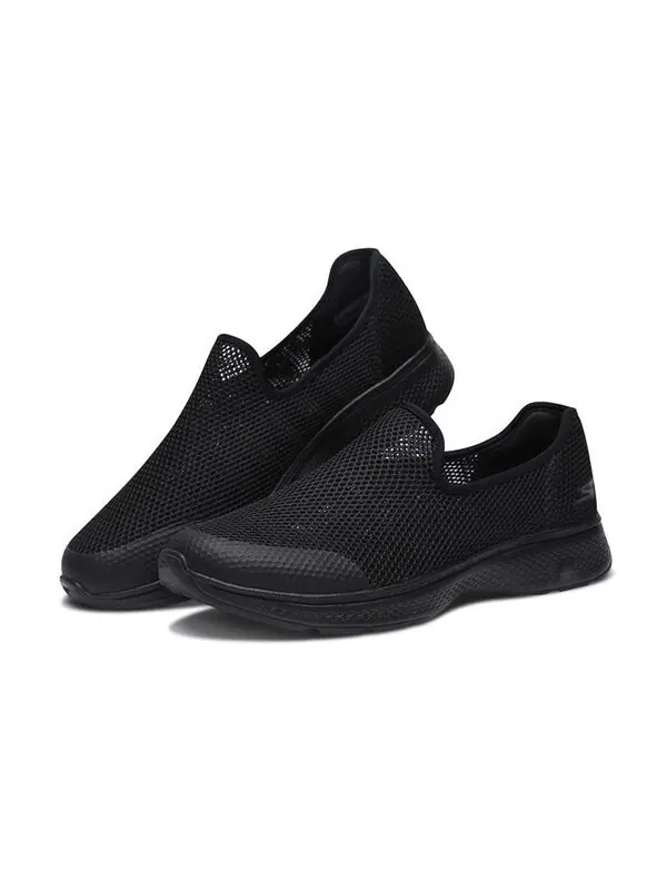 Кроссовки go walk 4 slip-on 'black' Skechers — изображение 3 из 4, черный