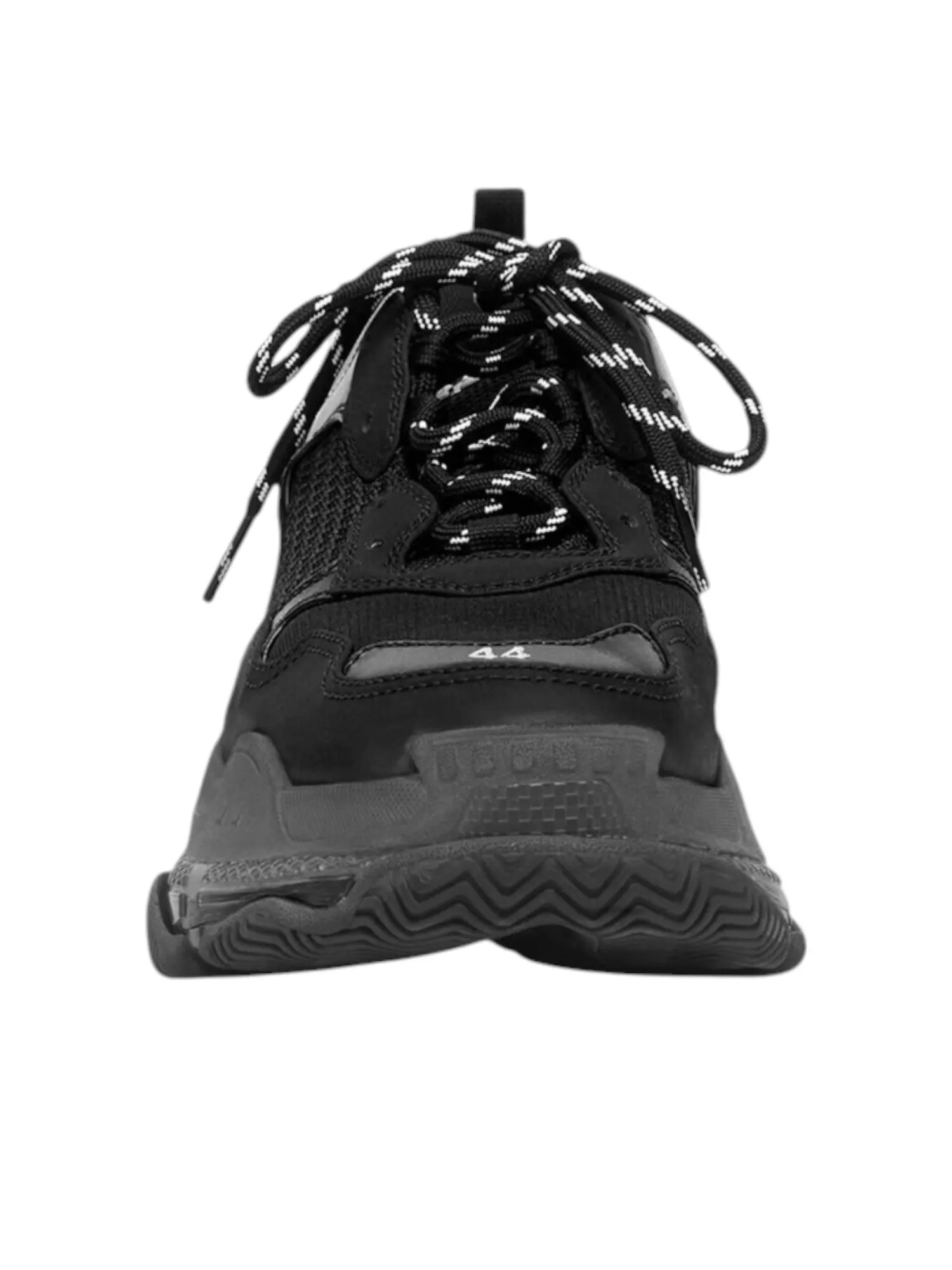 Balenciaga Triple S Clear Sole 'Black' — изображение 3 из 5, черный