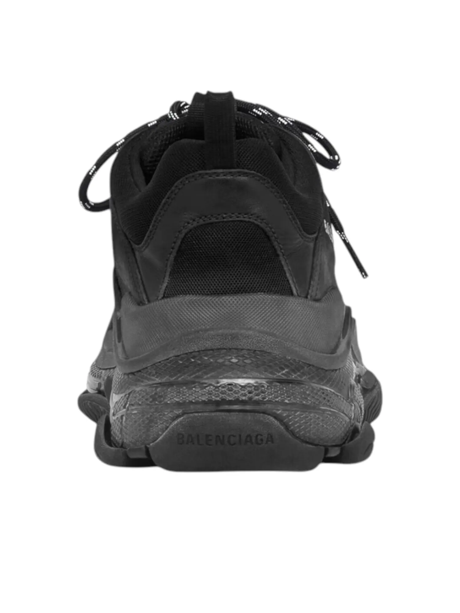 Balenciaga Triple S Clear Sole 'Black' — изображение 4 из 5, черный