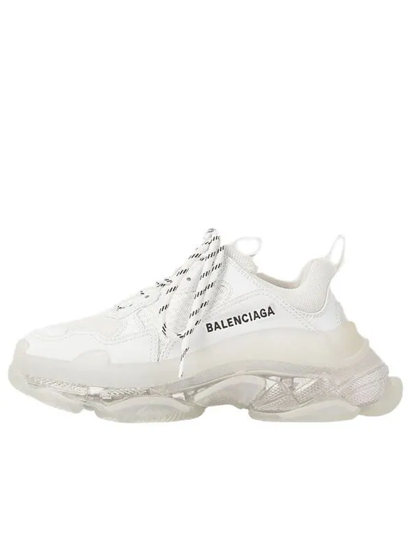 Кроссовки triple s sneaker 'clear sole - white' Balenciaga — изображение 1 из 4, белый