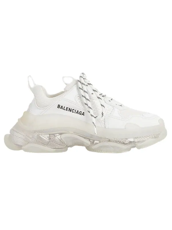 Кроссовки triple s sneaker 'clear sole - white' Balenciaga — изображение 2 из 4, белый
