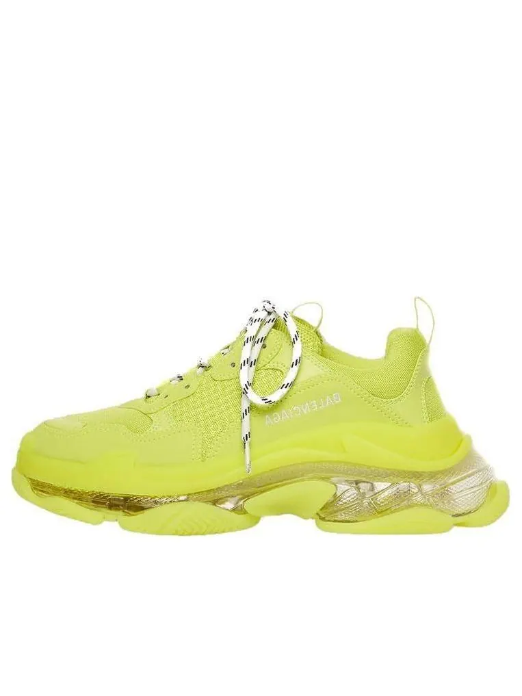 Кроссовки Balenciaga Triple S 'Clear Sole Fluo' — изображение 1 из 4, прозрачный
