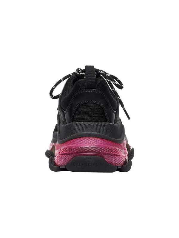 Кроссовки triple s sneaker 'clear sole - black pink neon' Balenciaga — изображение 4 из 4, черный/фиолетовый