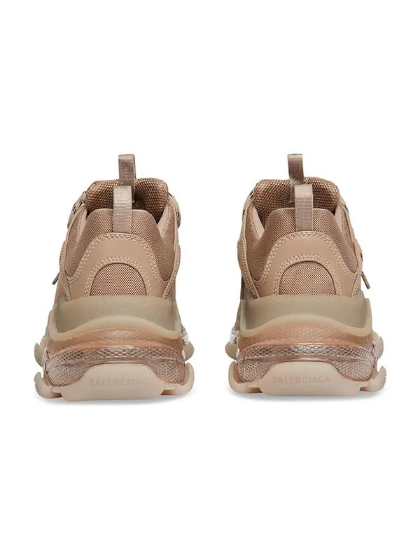 Кроссовки triple s clear sole 'brown' Balenciaga — изображение 4 из 4, коричневый