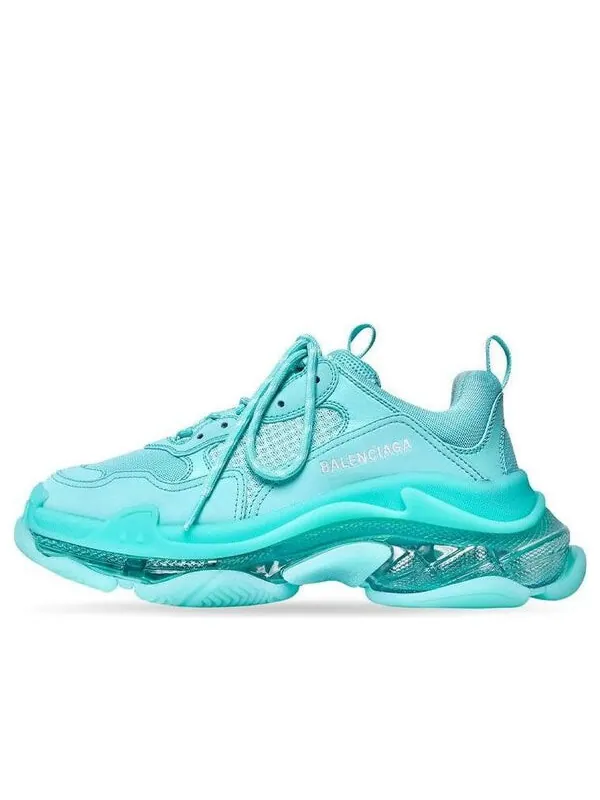 Кроссовки triple s sneakers 'clear sole turquoise' Balenciaga — изображение 1 из 4, белый