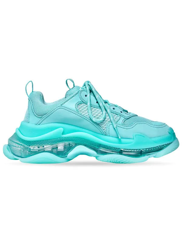 Кроссовки triple s sneakers 'clear sole turquoise' Balenciaga — изображение 2 из 4, белый