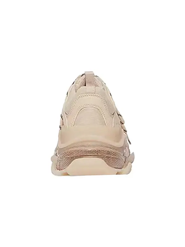 Кроссовки triple s sneakers 'clear sole sand' Balenciaga — изображение 4 из 4, бежевый/черный