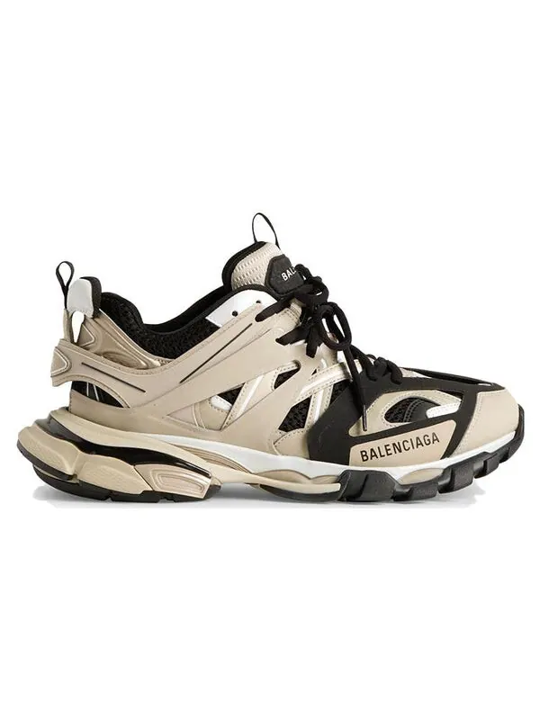 Кроссовки track sneakers 'beige and black mesh and nylon' Balenciaga — изображение 2 из 4, бежевый/белый/черный