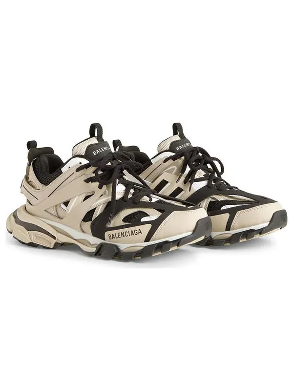Кроссовки track sneakers 'beige and black mesh and nylon' Balenciaga — изображение 3 из 4, бежевый/белый/черный