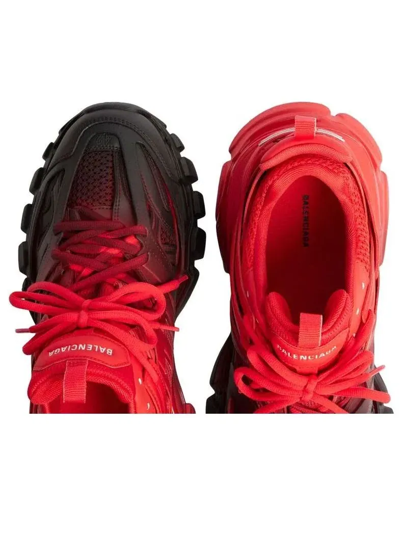 Кроссовки Balenciaga Track Gradient 'Red Black' — изображение 4 из 5, красный