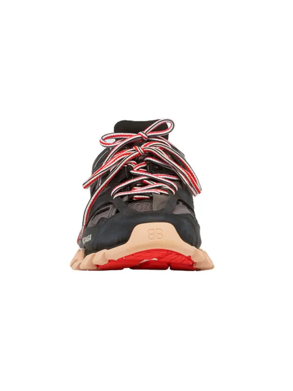 Кроссовки track trainer 'black red' Balenciaga — изображение 4 из 4, черный/розовый