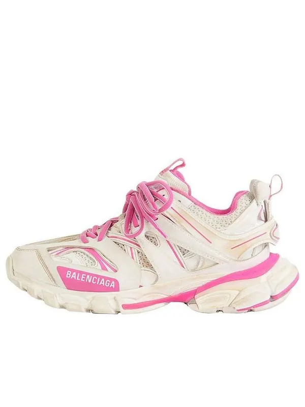 Кроссовки track sneaker 'white fluo pink' Balenciaga — изображение 1 из 4, розовый/белый