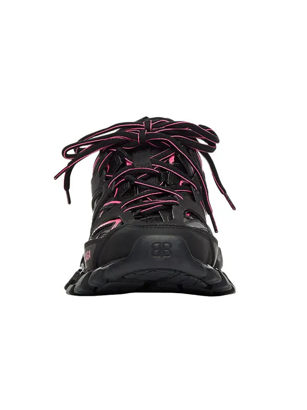Кроссовки track sneaker 'black neon pink' Balenciaga — изображение 3 из 4, черный/розовый
