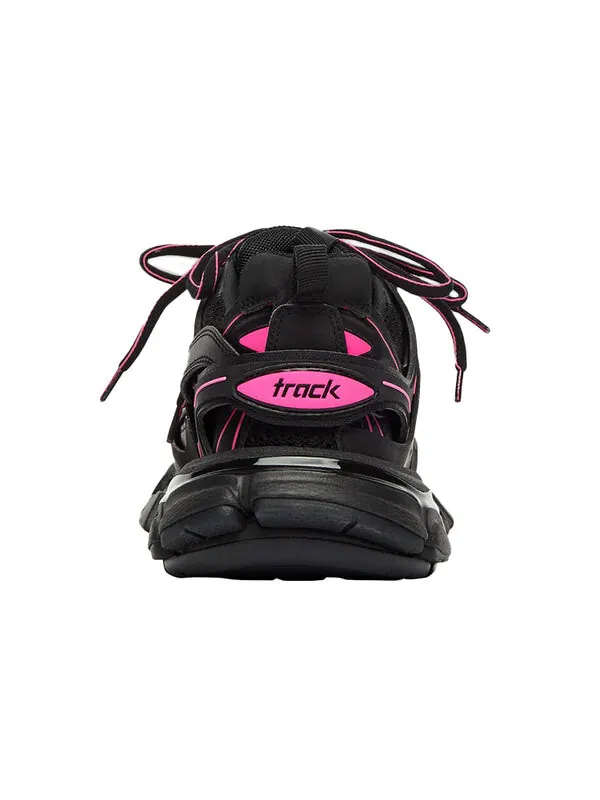 Кроссовки track sneaker 'black neon pink' Balenciaga — изображение 4 из 4, черный/розовый