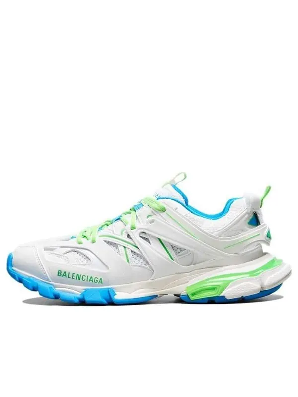 Кроссовки track sneaker 'white green' Balenciaga — изображение 1 из 4, белый зеленый