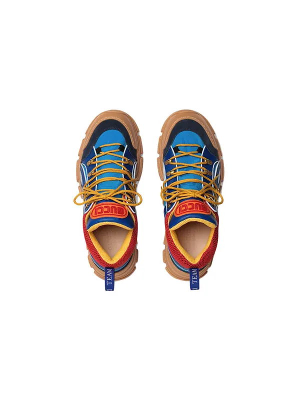 Кроссовки flashtrek 'blue gum' Gucci — изображение 3 из 4, синий/красный/желтый