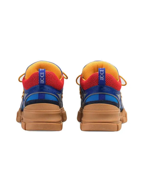 Кроссовки flashtrek 'blue gum' Gucci — изображение 4 из 4, синий/красный/желтый