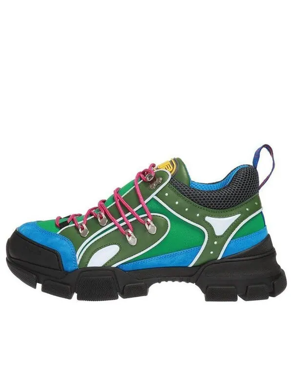 Кроссовки flashtrek 'green blue' Gucci — изображение 1 из 4, зеленый/синий